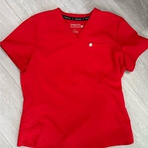 Fabletics Women’s Red Scrub Set (top is M / bottoms are S)